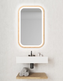 Specchio Mira LED Natural