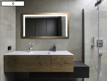 Specchio WOOD LED FORMO