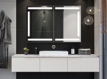 Mobile da bagno con specchio LED ONTARIO MULTI