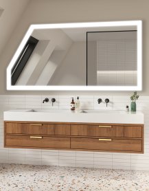 Specchiera led per mansarda PAOLO
