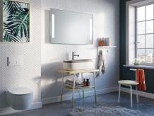 Specchio da bagno a LED a batteria - DUOLINE