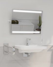 Specchio DUETTO ST Med LED