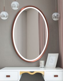 Specchio Led OVAL Copper