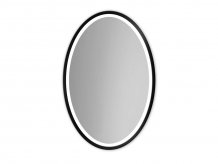 Specchio Led Oval Black