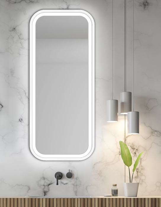 Specchio LED Mira White : Specchio Per Te