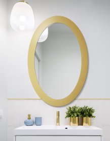 Specchio Oval BOLD Gold 