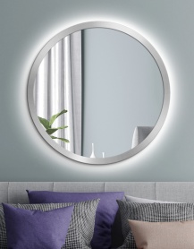 Specchio Scandinavia Bold LED Silver