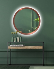 Specchio Scandinavia Bold LED Copper